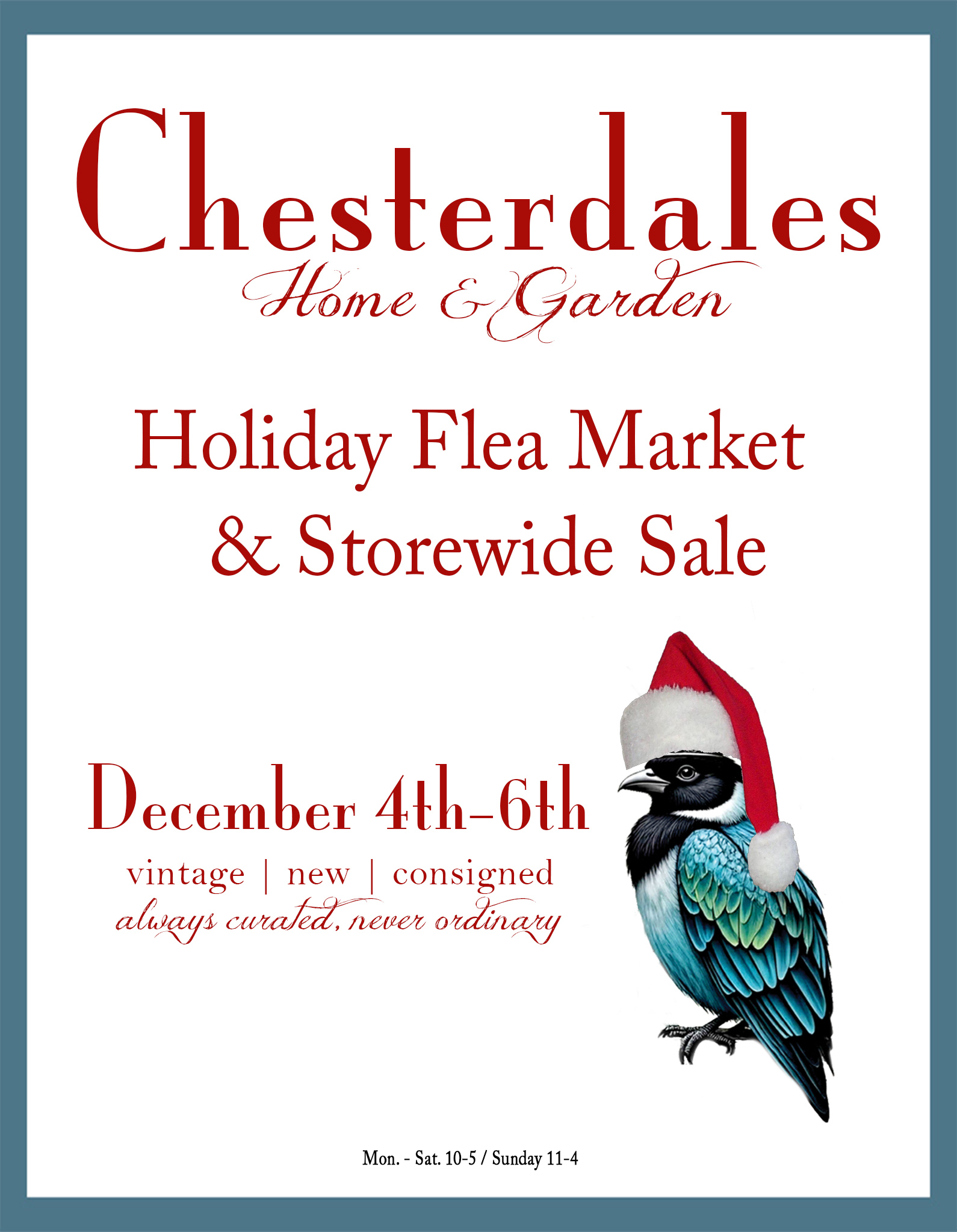 holiday flea ad 2025 copy